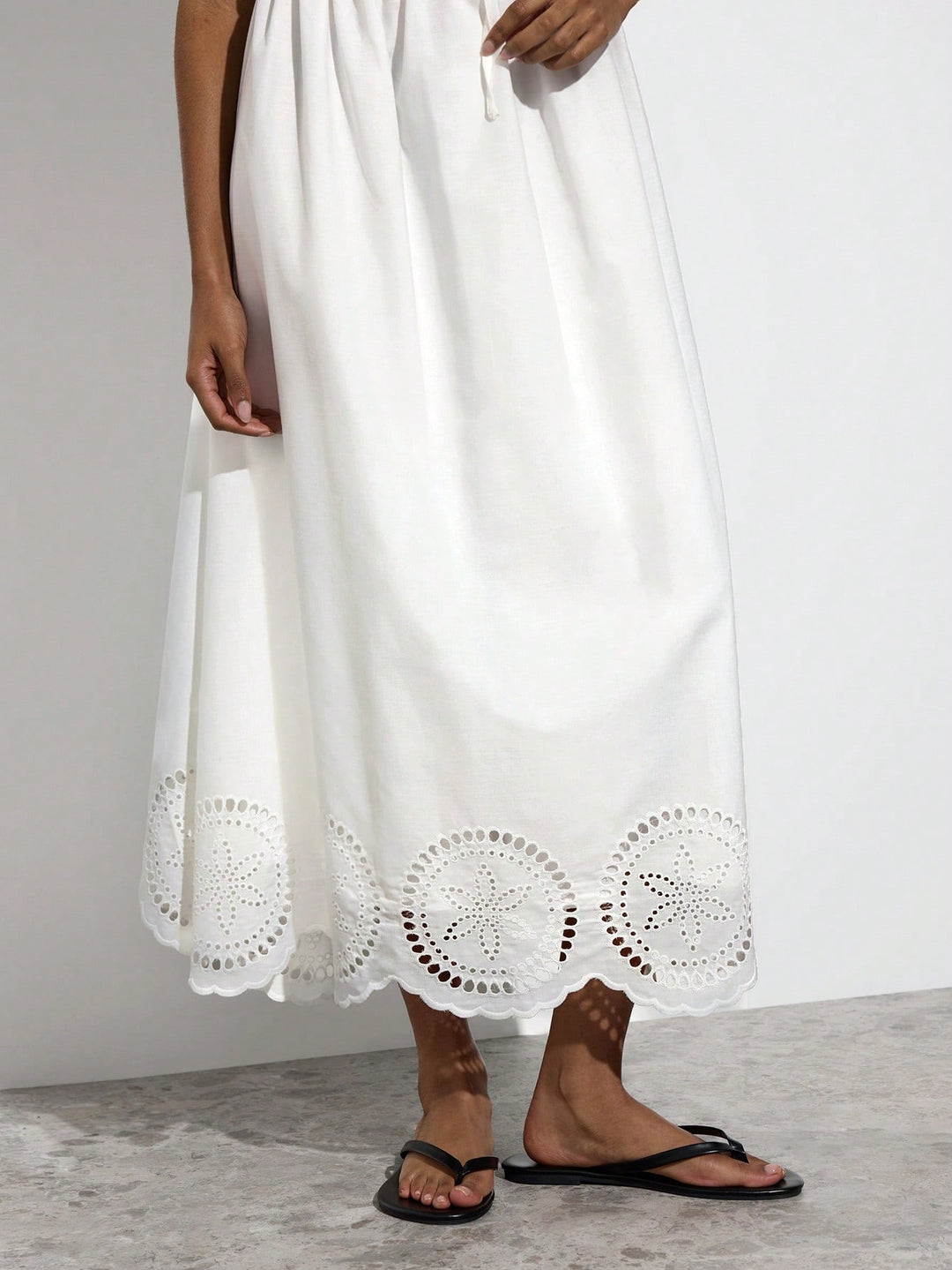 Rochie midi SHEIN, alb