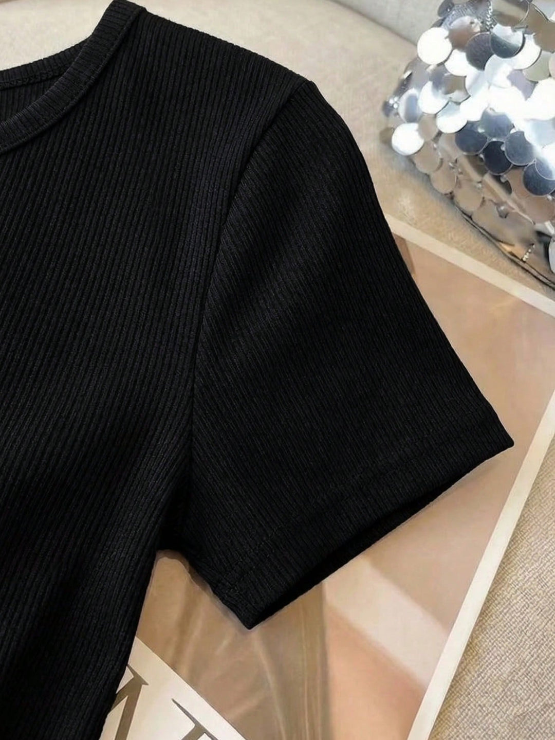 Tricou SHEIN, negru