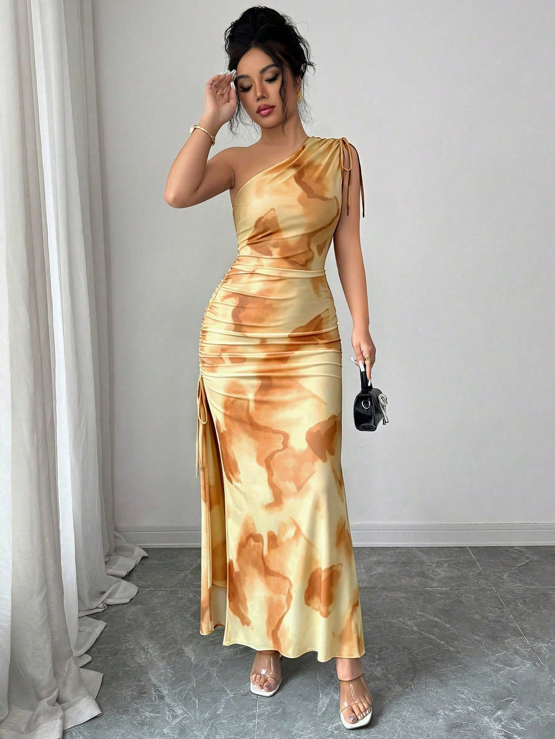 Rochie maxi SHEIN, galben