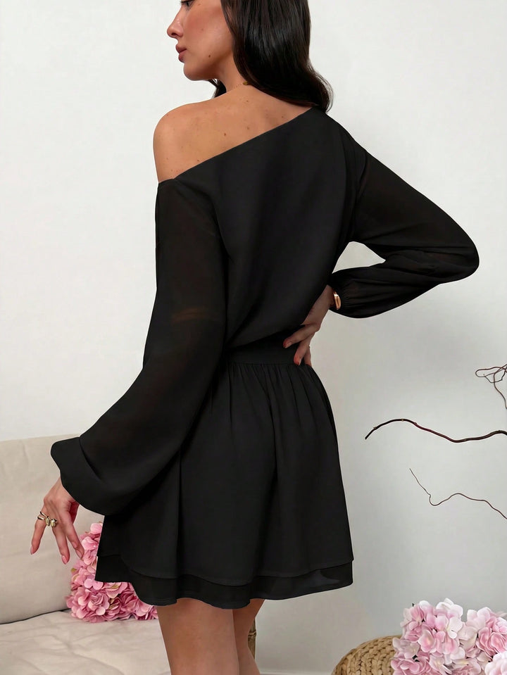 Rochie scurtă SHEIN, negru