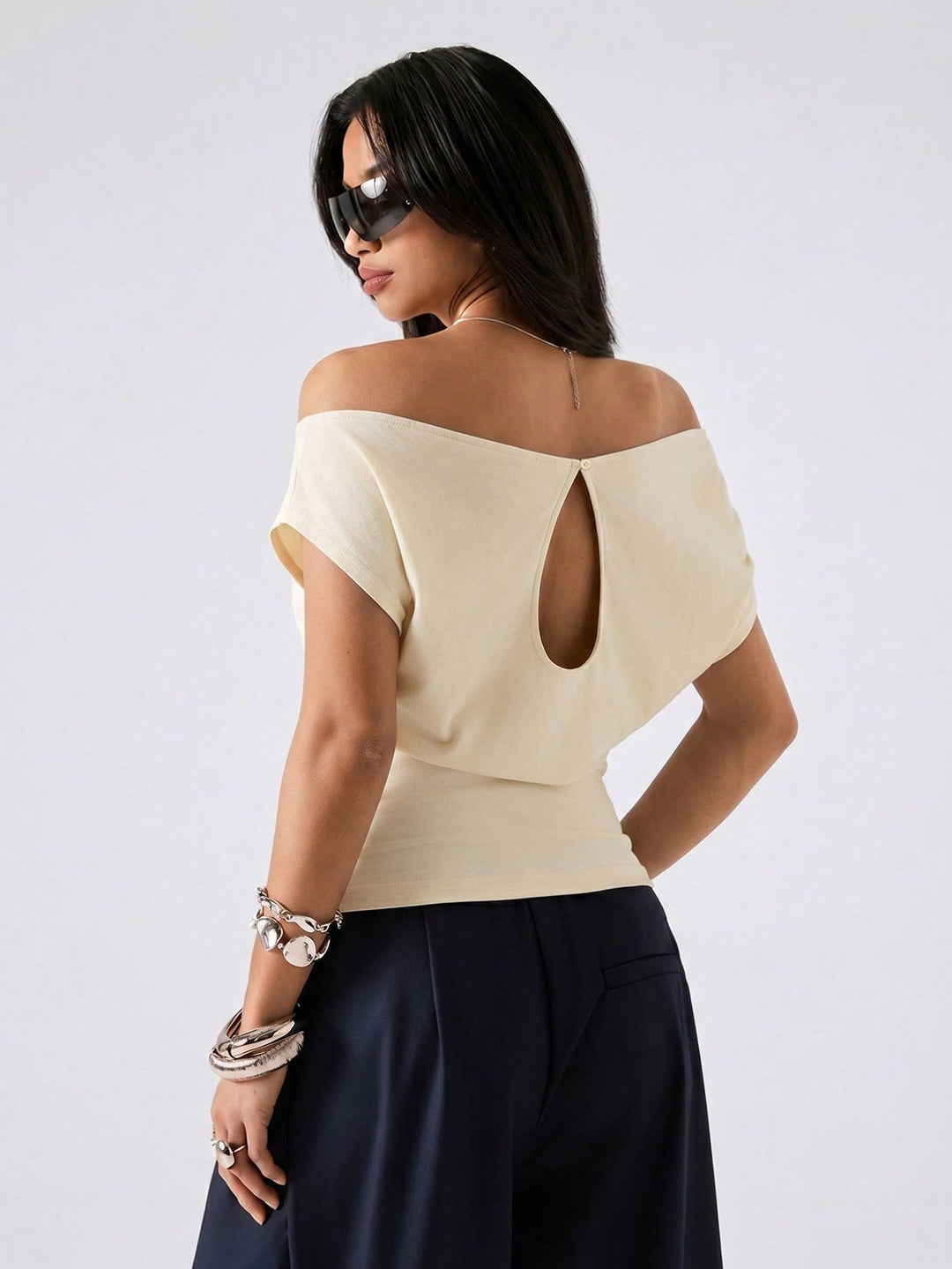 Tricou SHEIN, bej