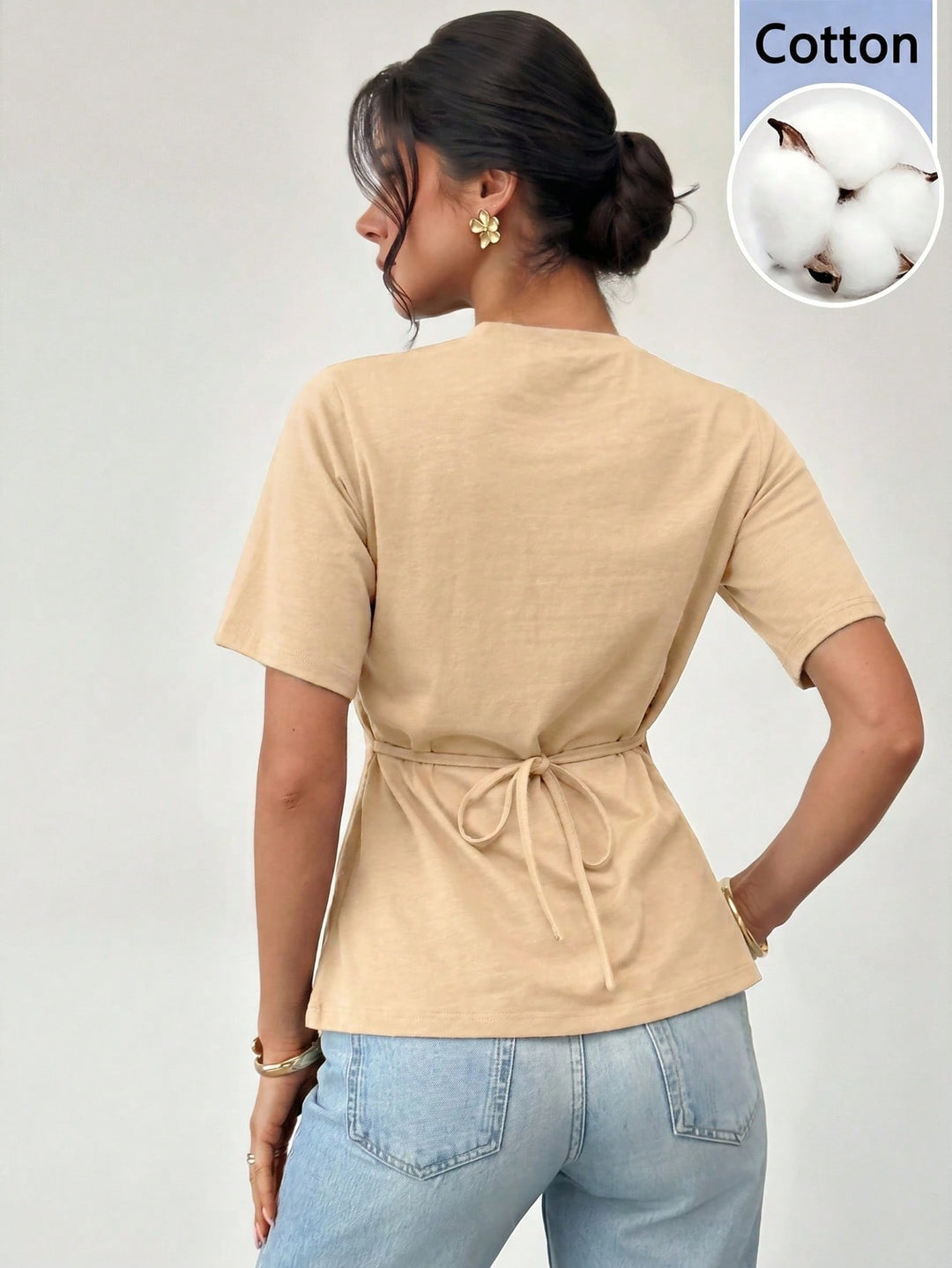 Tricou SHEIN, kaki