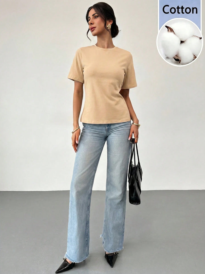 Tricou SHEIN, kaki