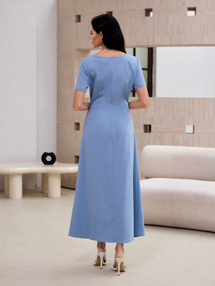 Rochie midi SHEIN, albastru