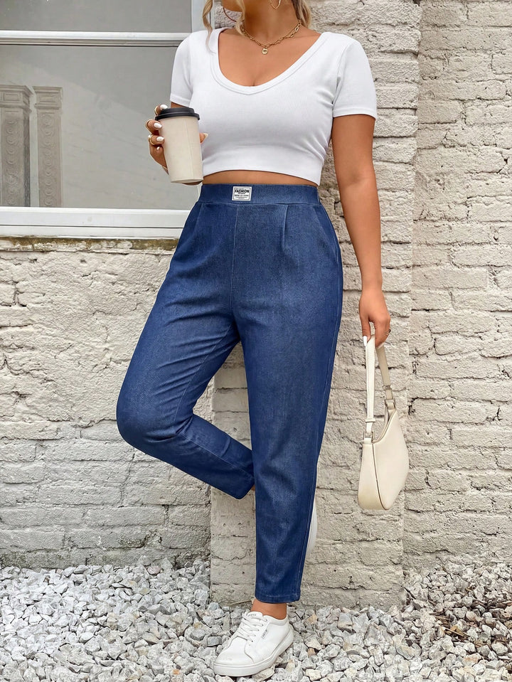 Pantaloni SHEIN, albastru