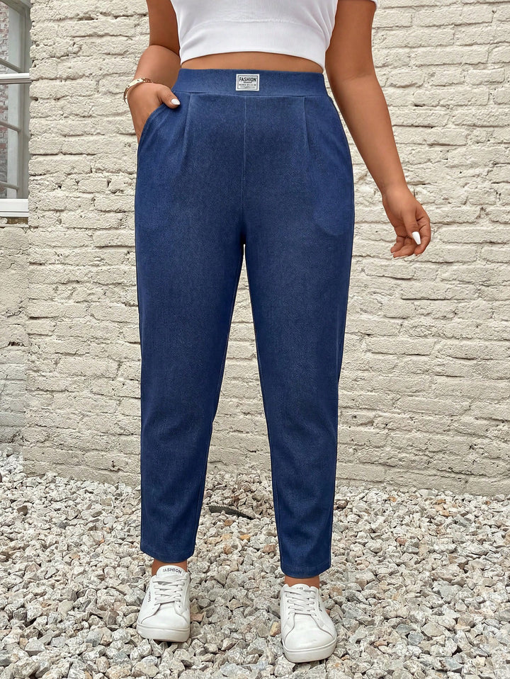 Pantaloni SHEIN, albastru