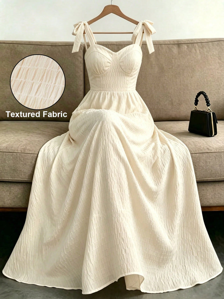 Rochie maxi SHEIN, bej