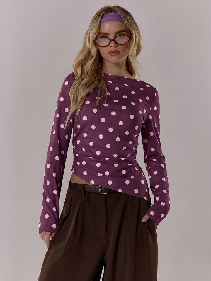Top SHEIN, vișiniu