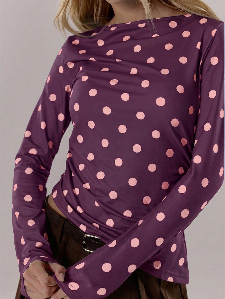 Top SHEIN, vișiniu