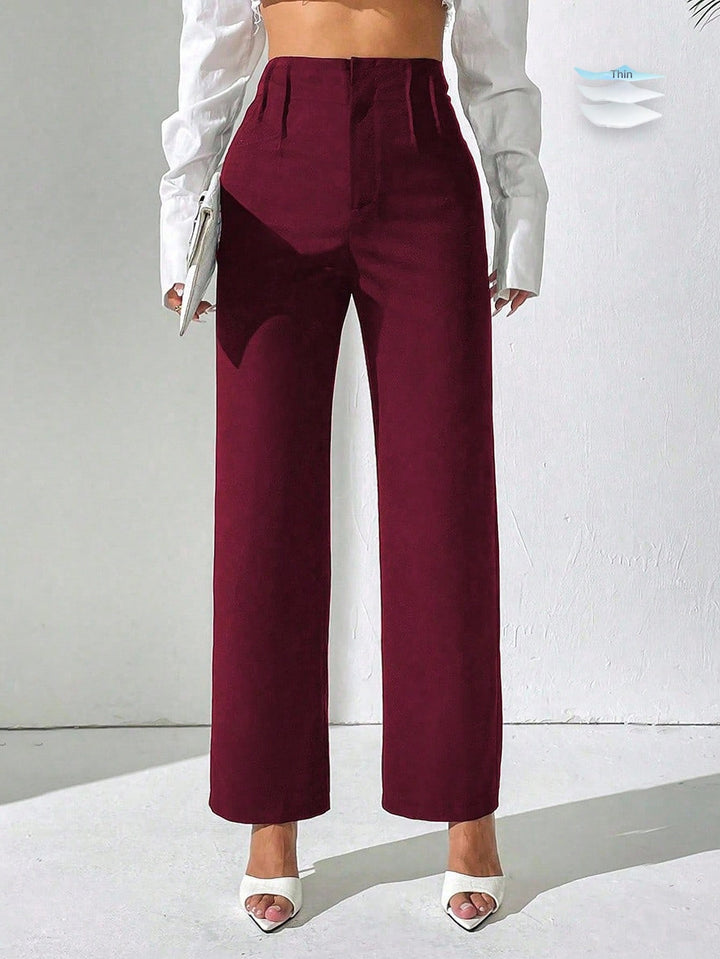Pantaloni SHEIN, vișiniu