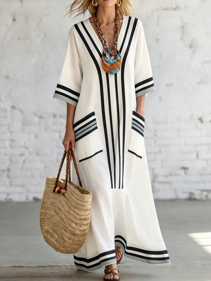 Rochie maxi SHEIN, bej