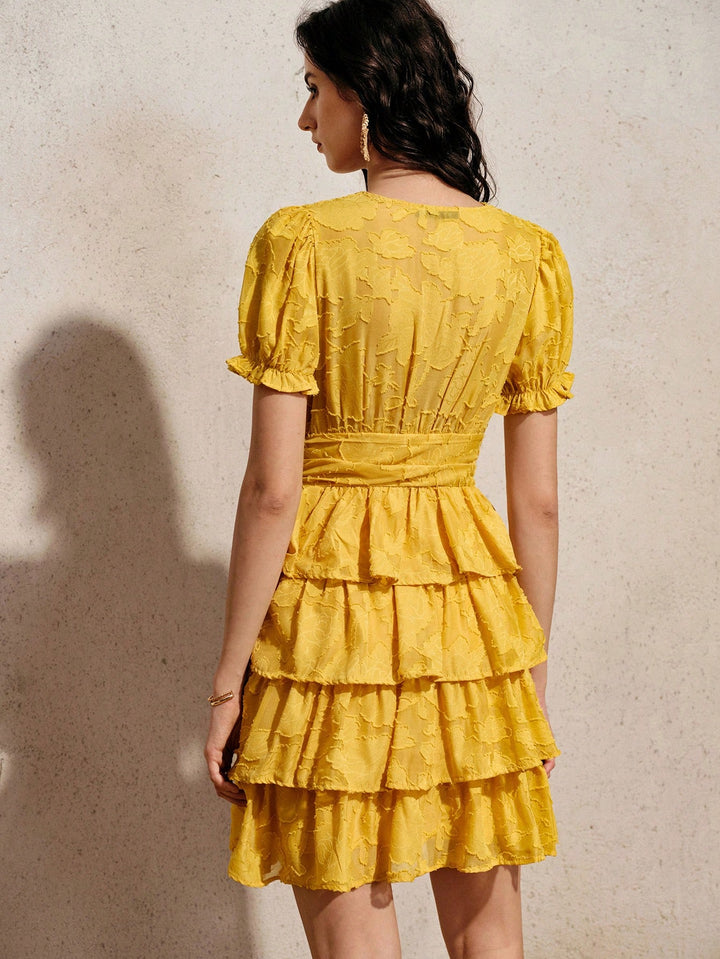 Rochie scurtă SHEIN, galben