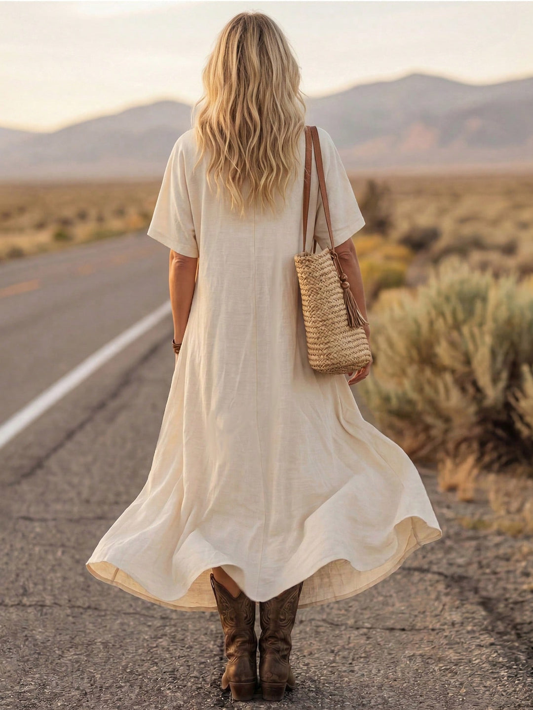 Rochie maxi SHEIN, portocaliu