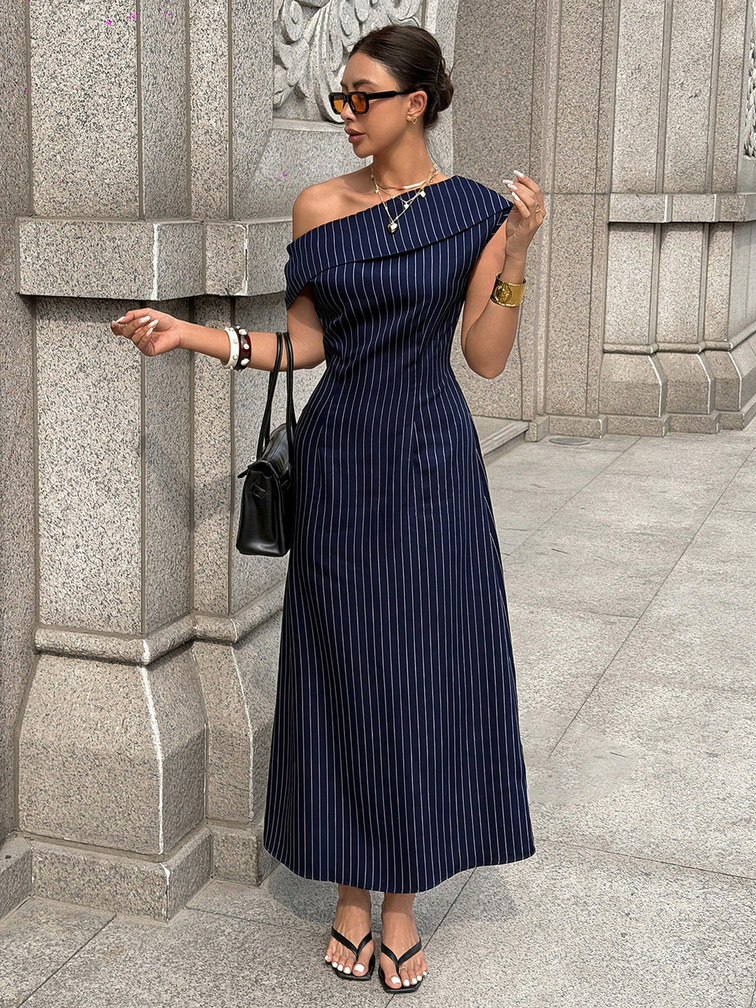 Rochie maxi SHEIN, albastru