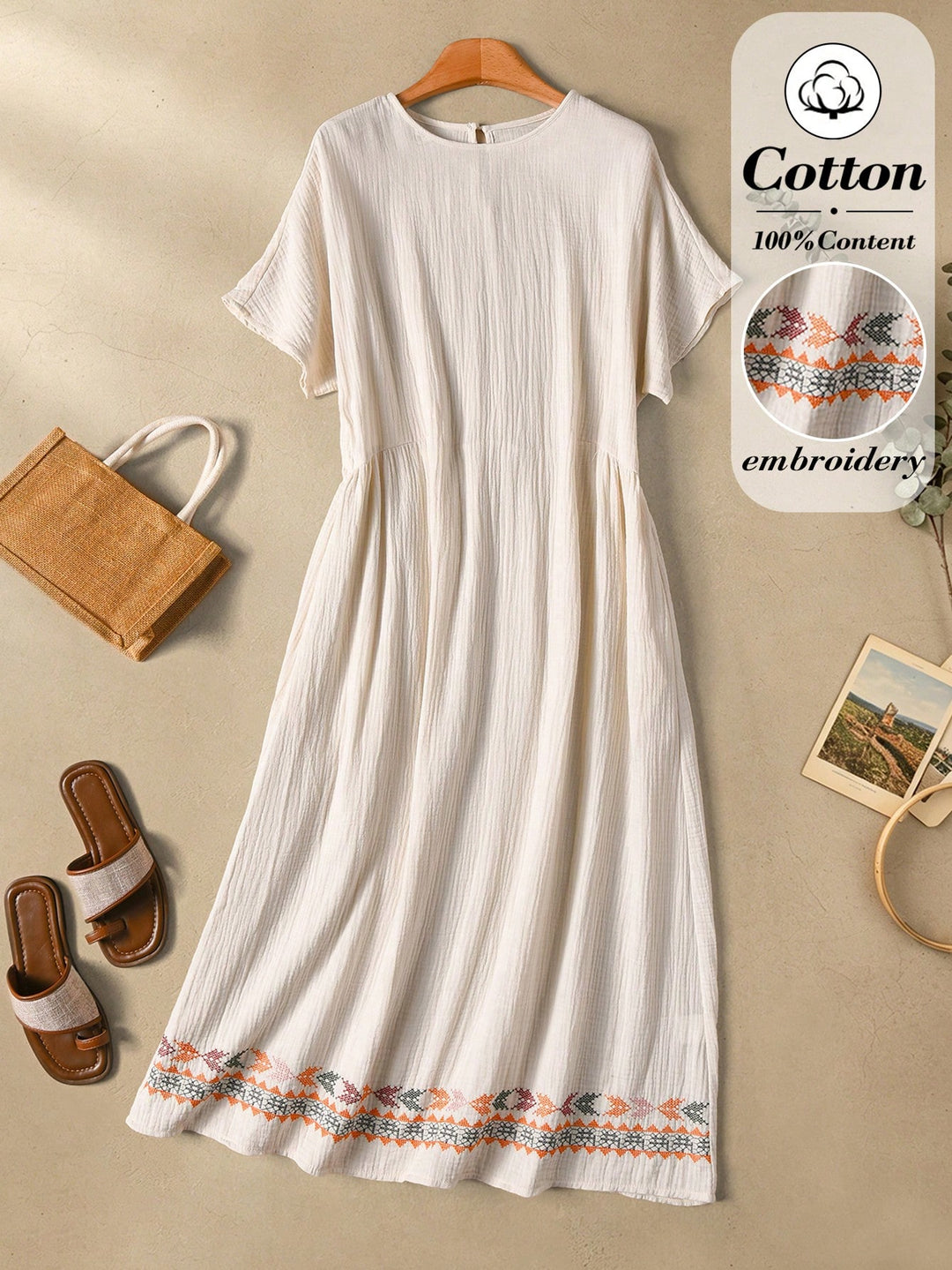 Rochie maxi SHEIN, alb