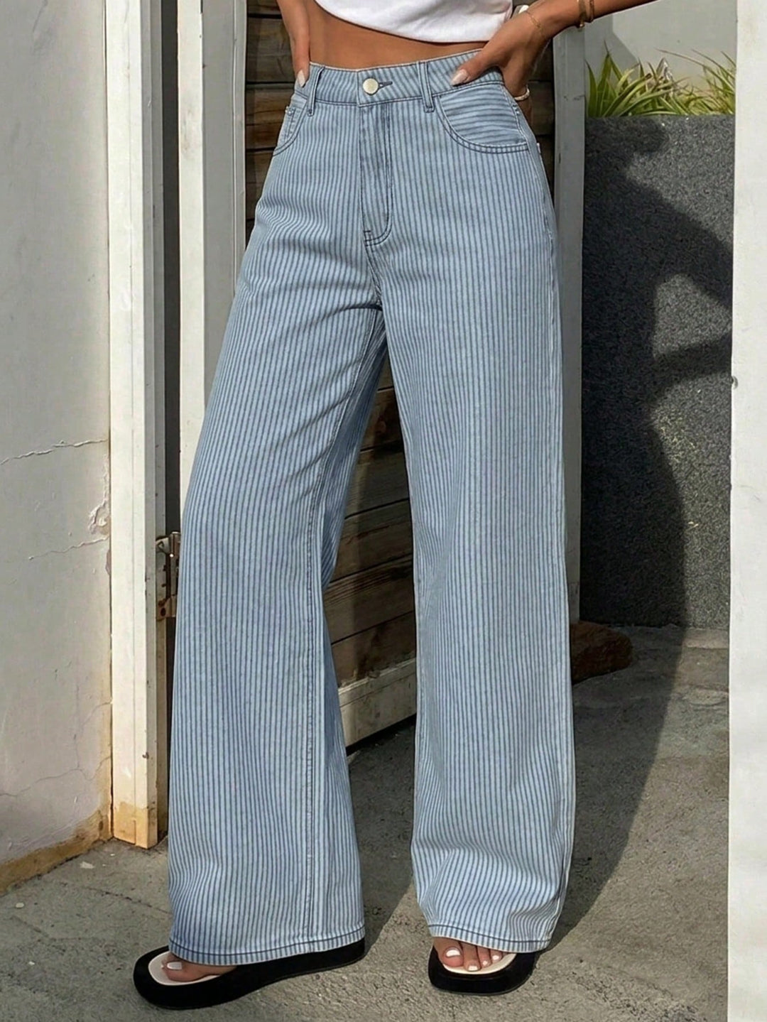 Jeans SHEIN, albastru