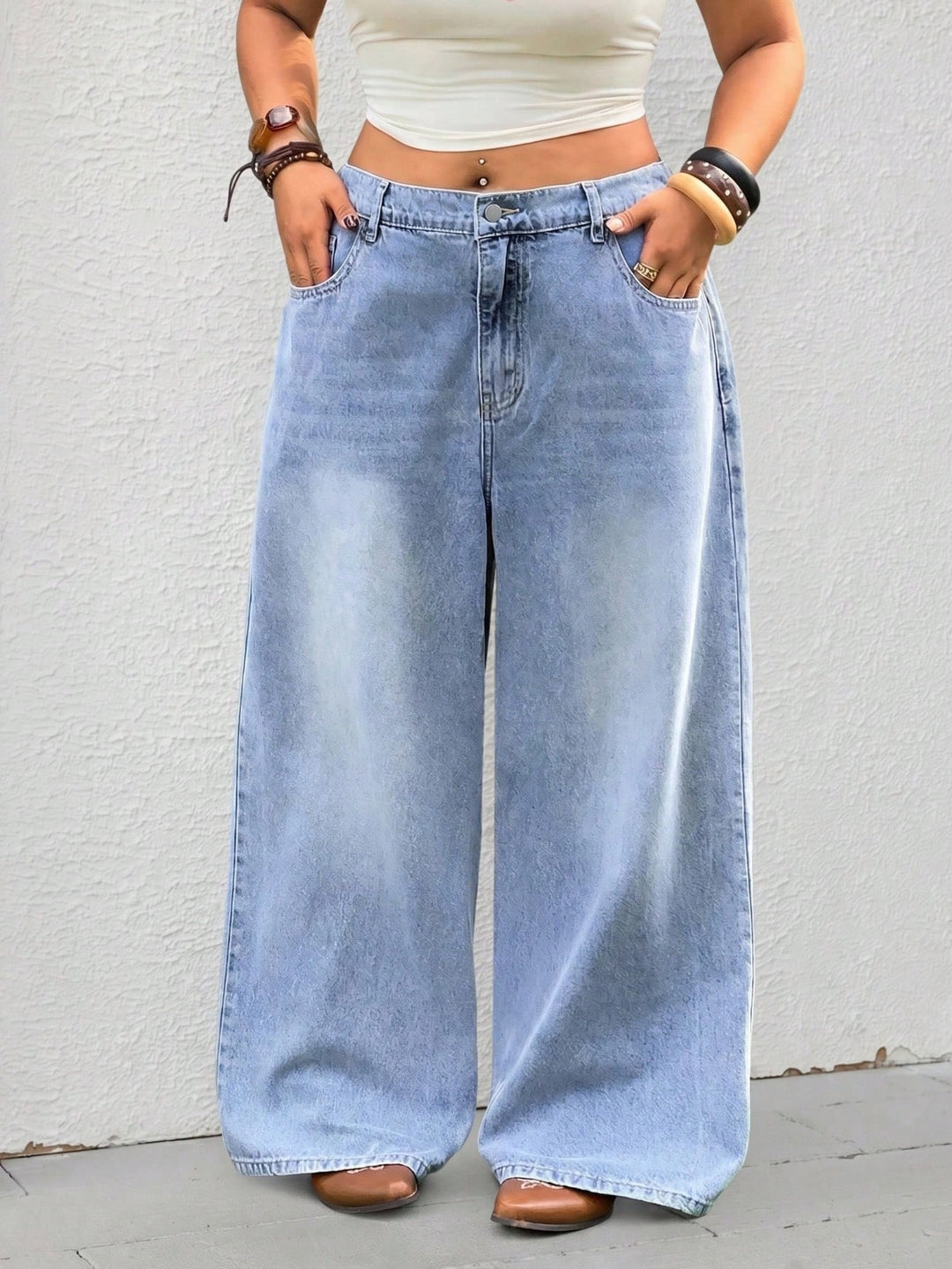 Jeans SHEIN, albastru