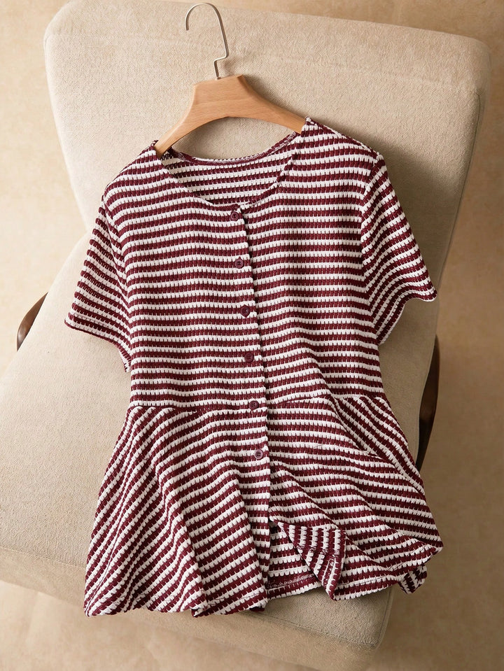 Tricou SHEIN, vișiniu