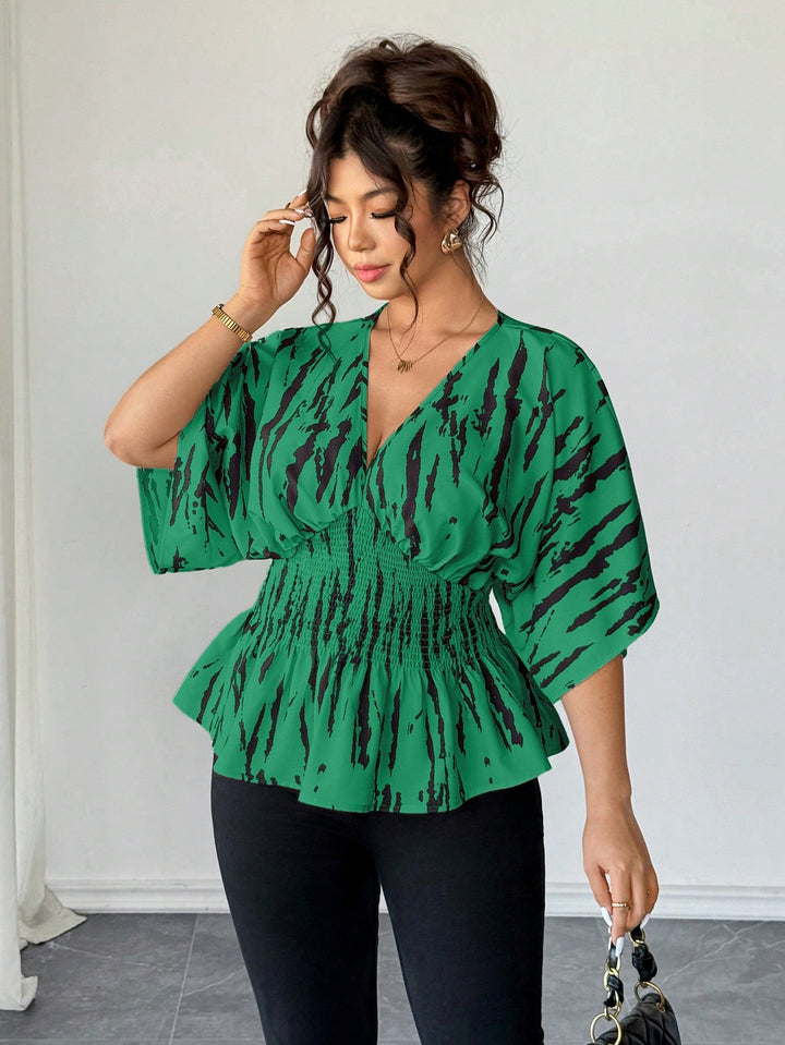 Bluză SHEIN, verde