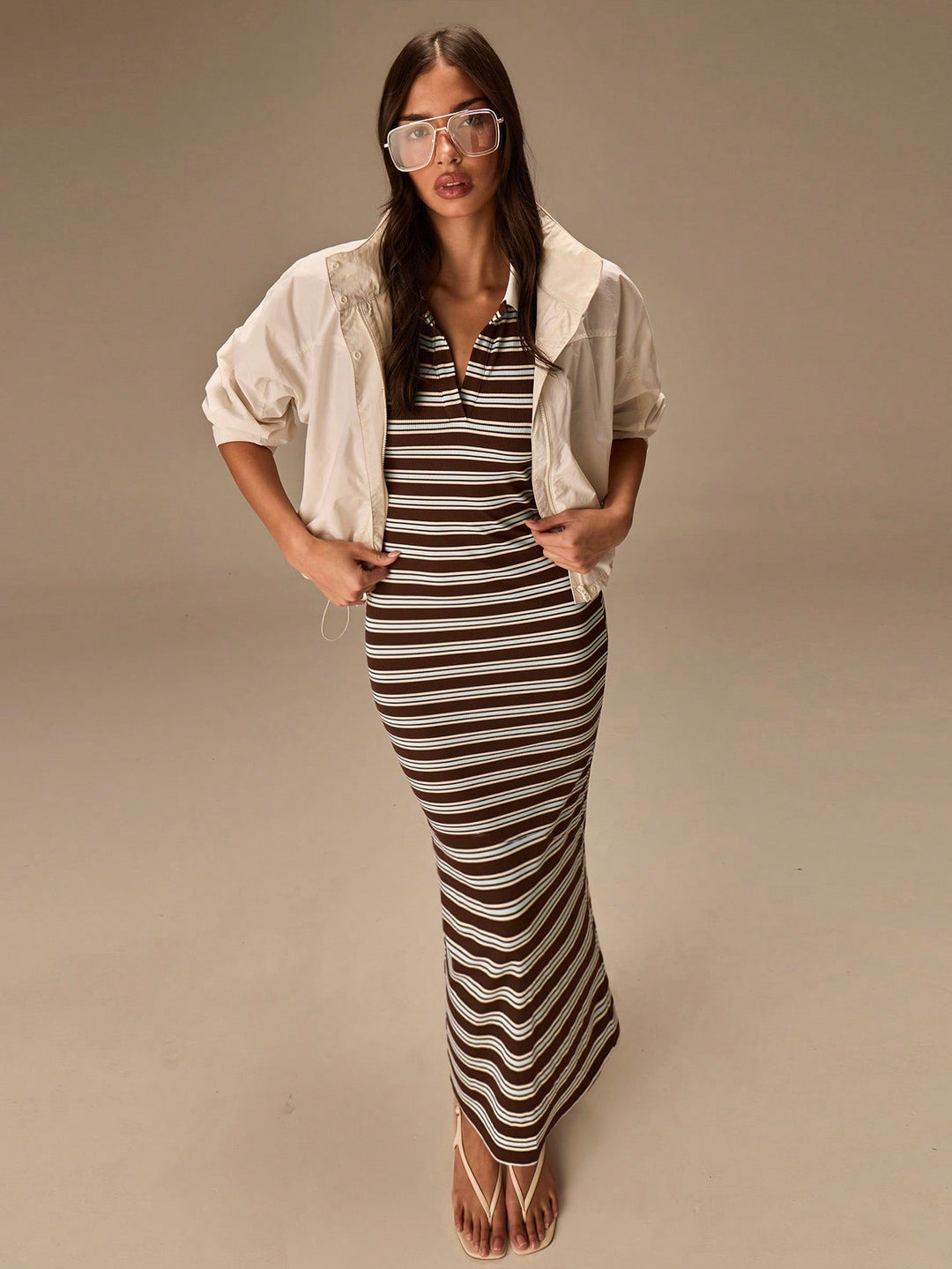 Rochie maxi SHEIN, mix culori