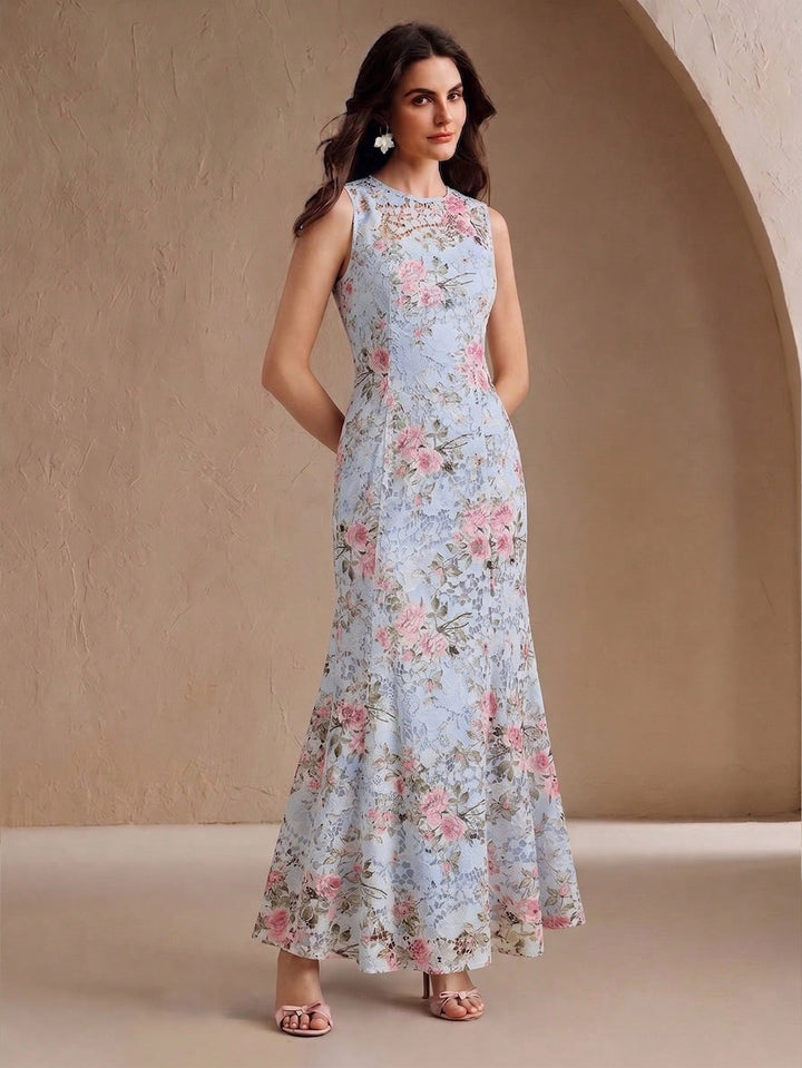 Rochie maxi SHEIN, albastru