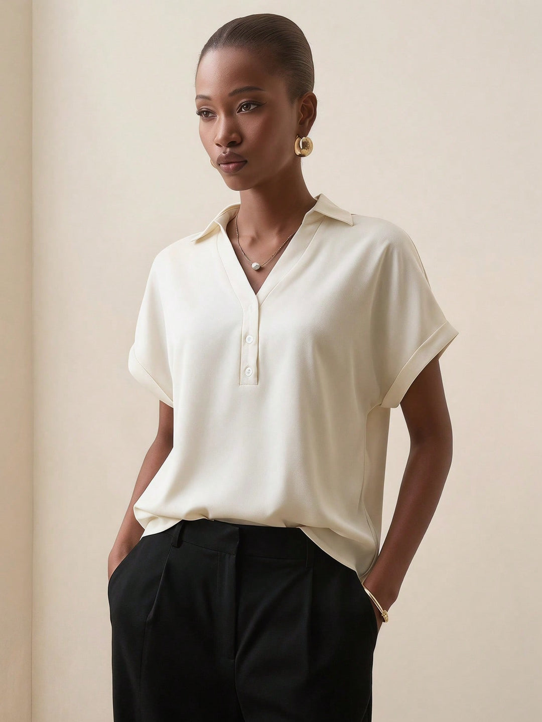 Top SHEIN, bej