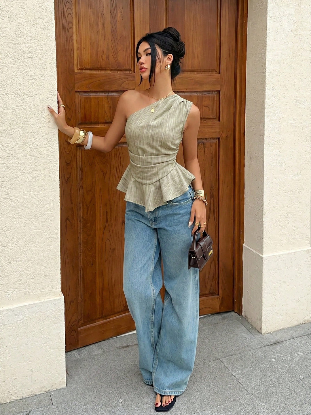 Bluza SHEIN, kaki