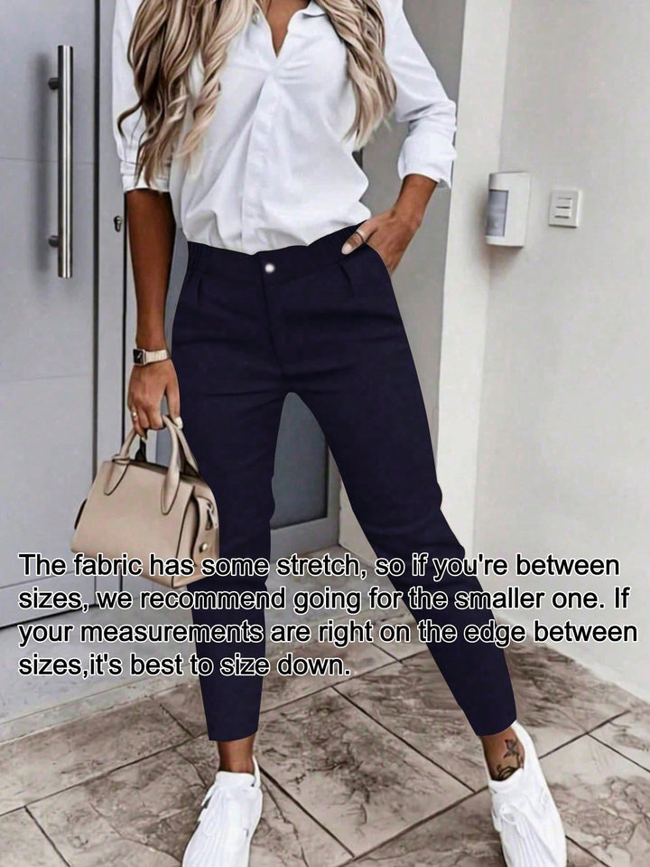 Pantaloni SHEIN, albastru