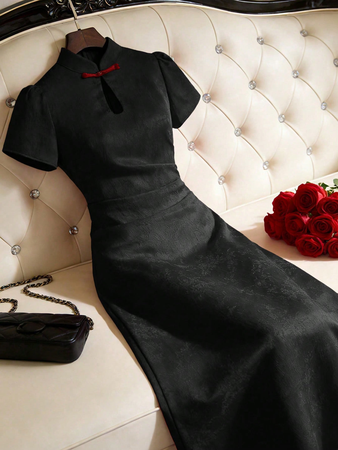 Rochie maxi SHEIN, negru