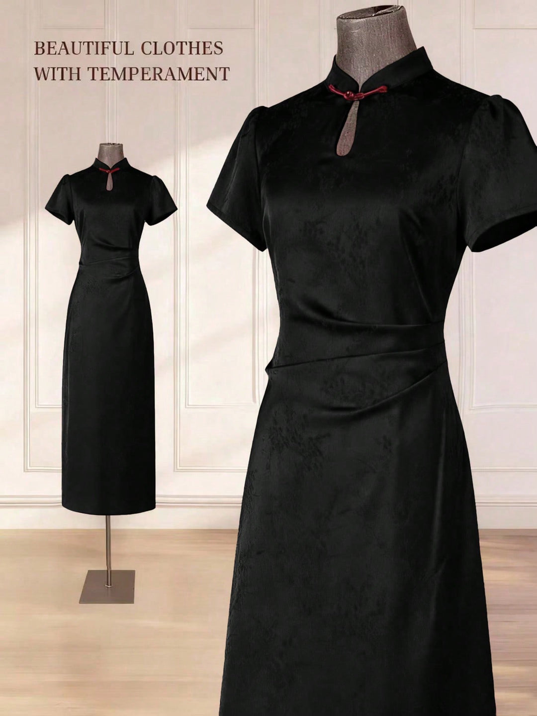 Rochie maxi SHEIN, negru