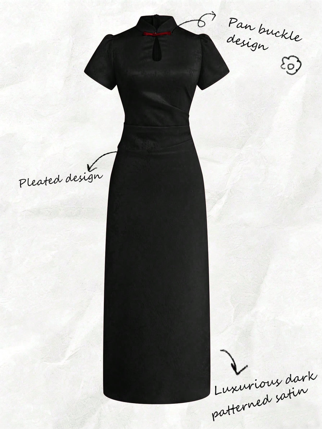 Rochie maxi SHEIN, negru