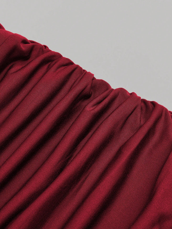 Rochie maxi SHEIN, vișiniu