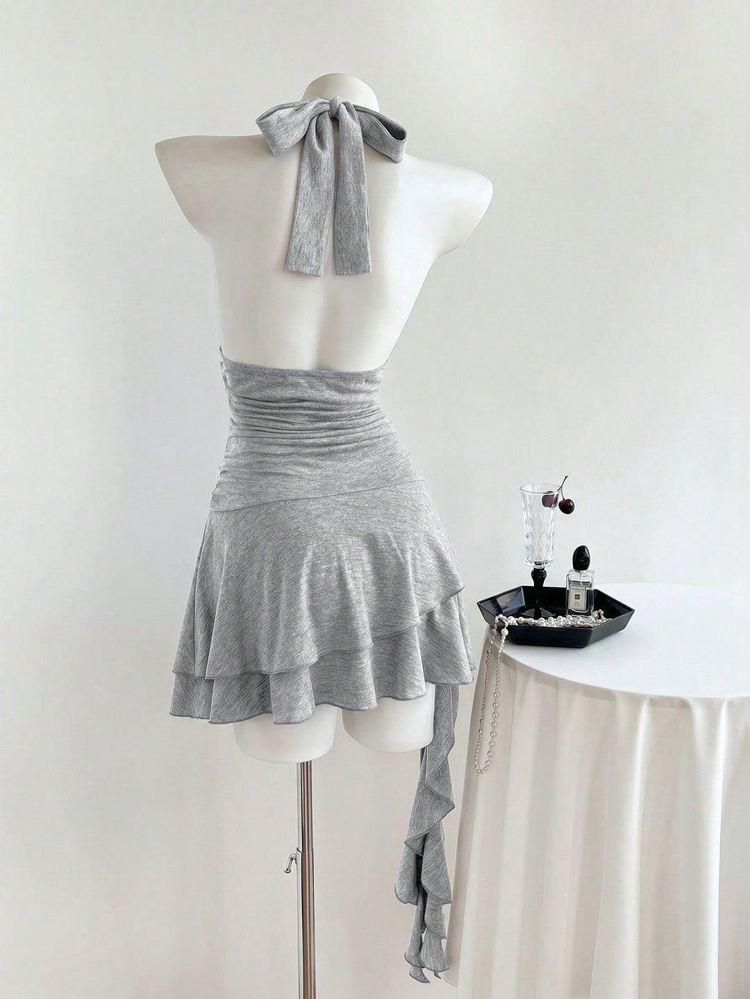 Rochie scurtă SHEIN, gri
