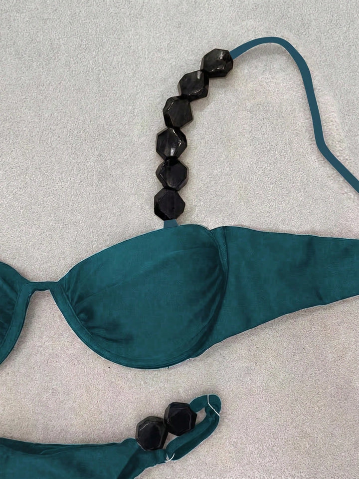 Set bikini SHEIN, albastru