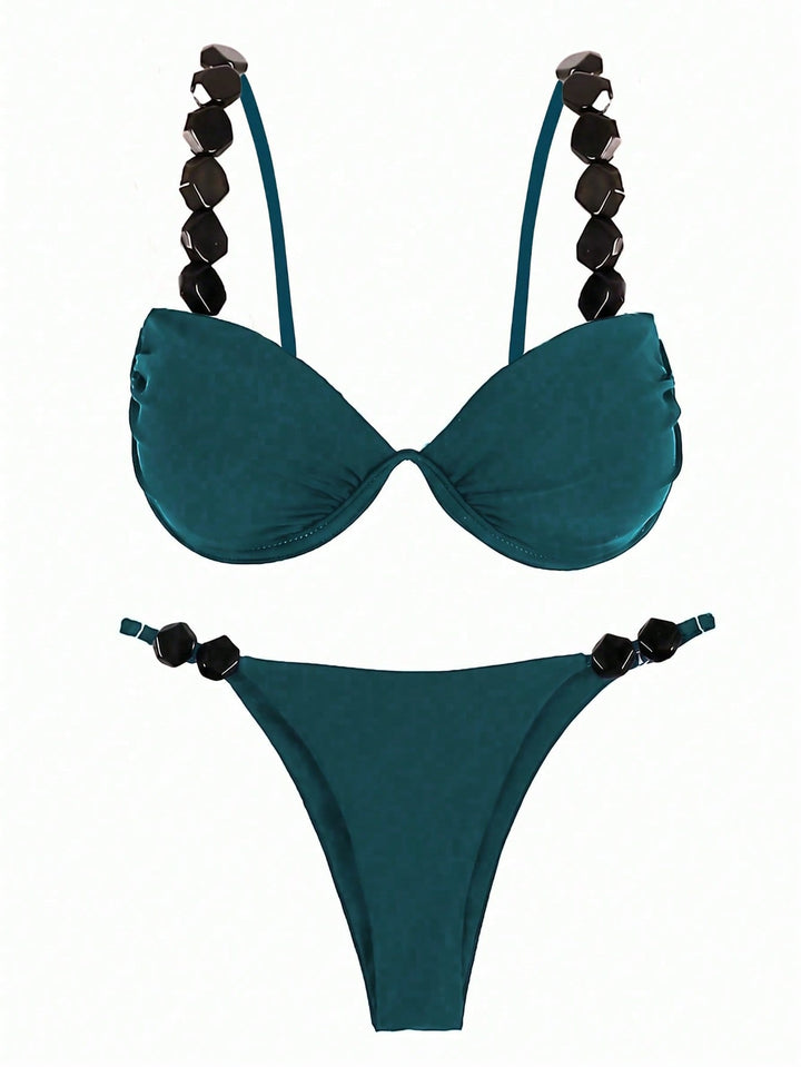 Set bikini SHEIN, albastru