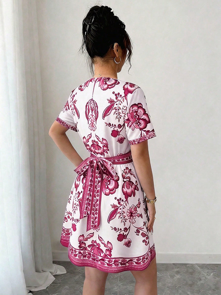 Rochie scurtă SHEIN, roz