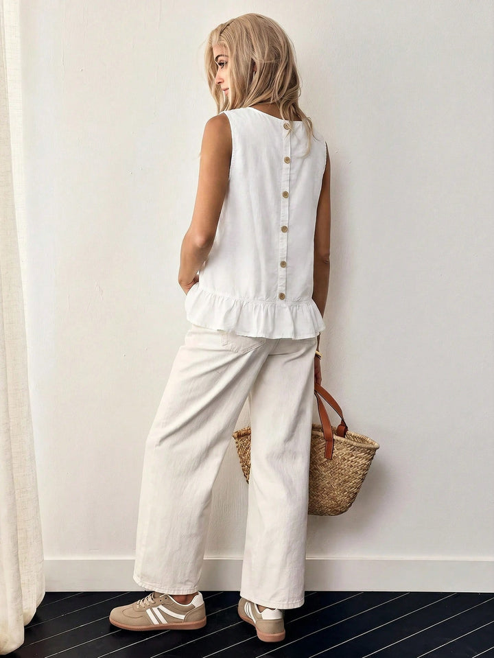 Top SHEIN, alb