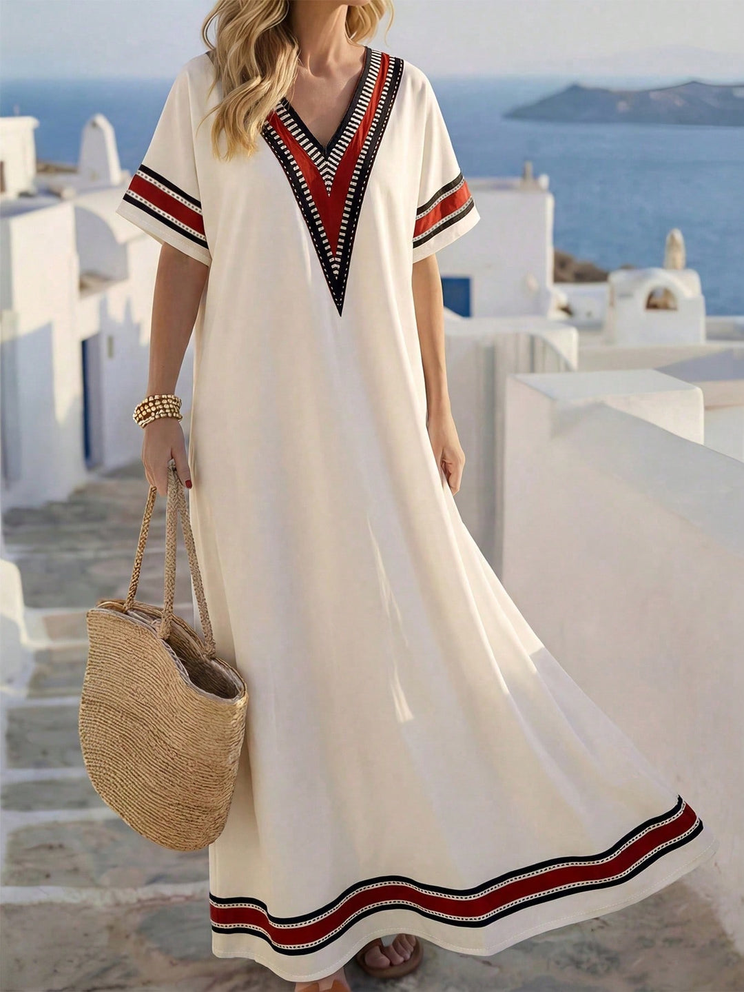 Rochie maxi SHEIN, mix culori