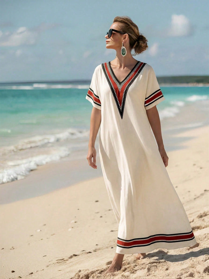 Rochie maxi SHEIN, mix culori