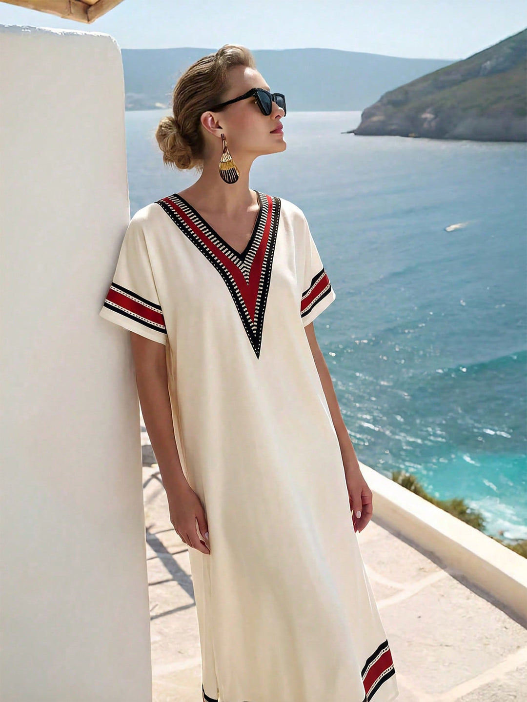 Rochie maxi SHEIN, mix culori