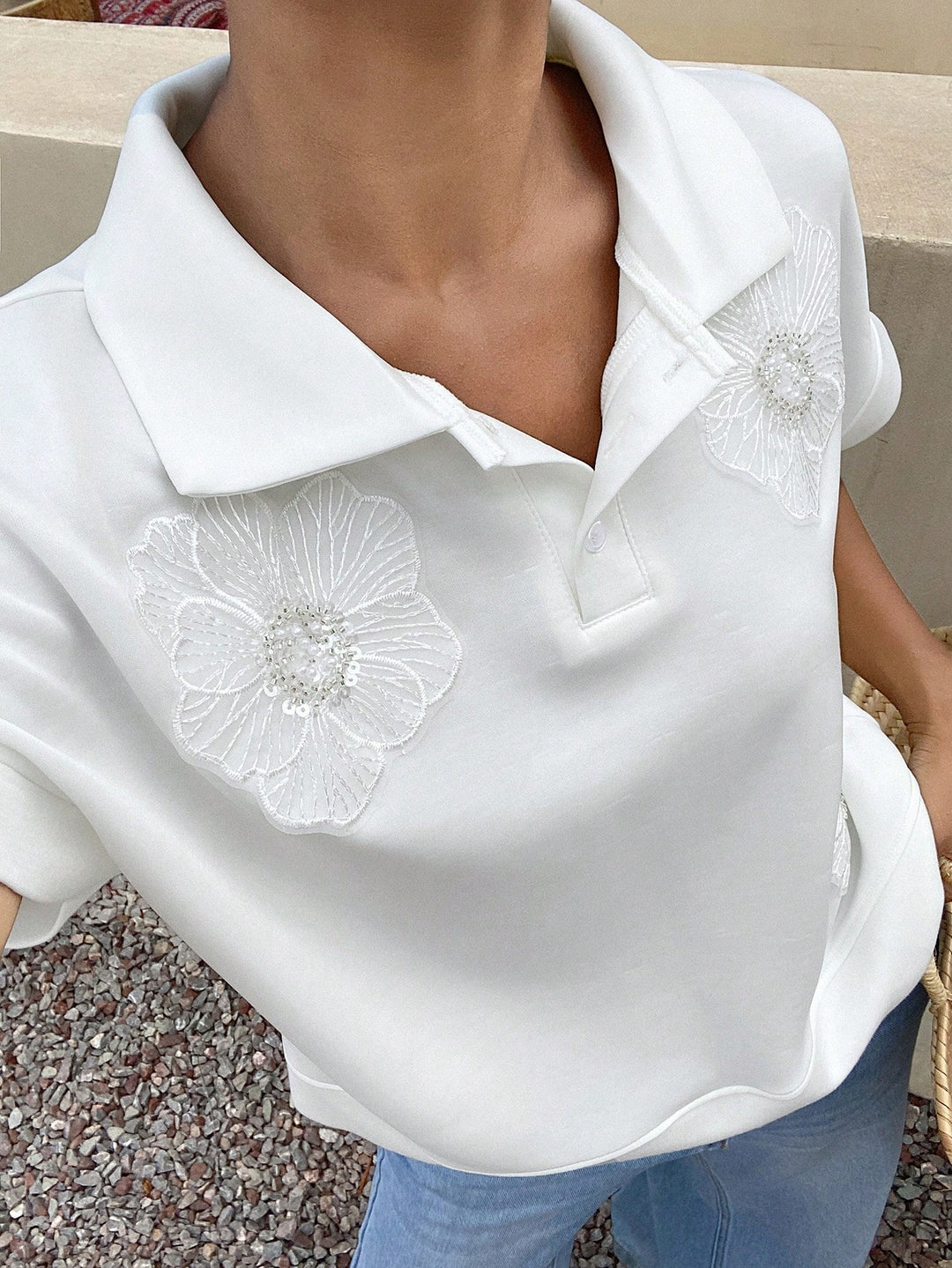 Tricou SHEIN, alb