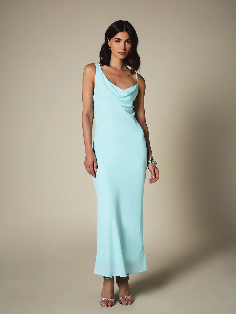 Rochie maxi SHEIN, albastru