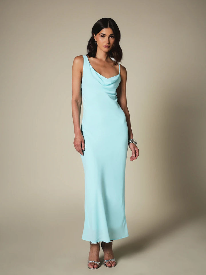 Rochie maxi SHEIN, albastru