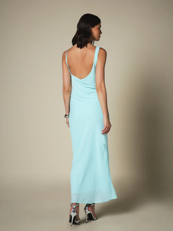 Rochie maxi SHEIN, albastru
