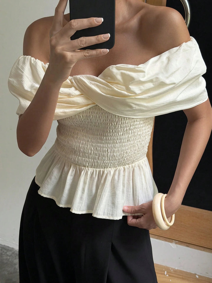 Top SHEIN, crem