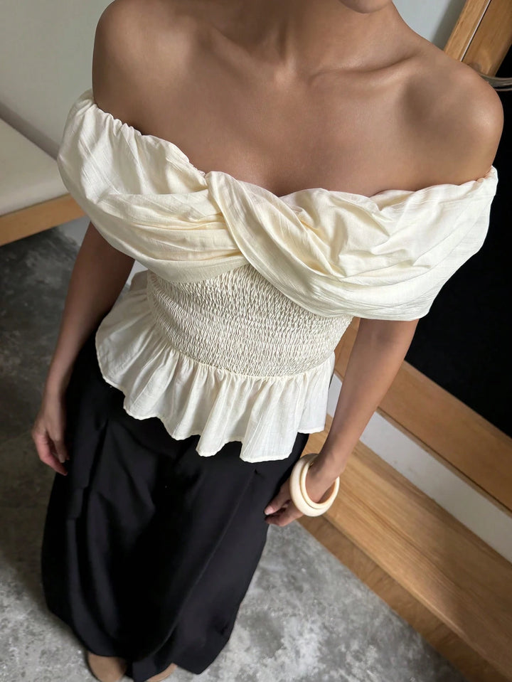 Top SHEIN, crem
