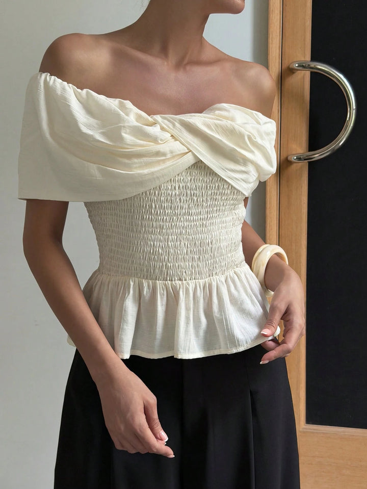 Top SHEIN, crem