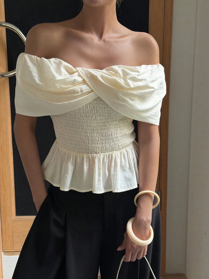 Top SHEIN, crem