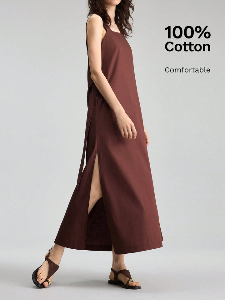 Rochie maxi SHEIN, maro