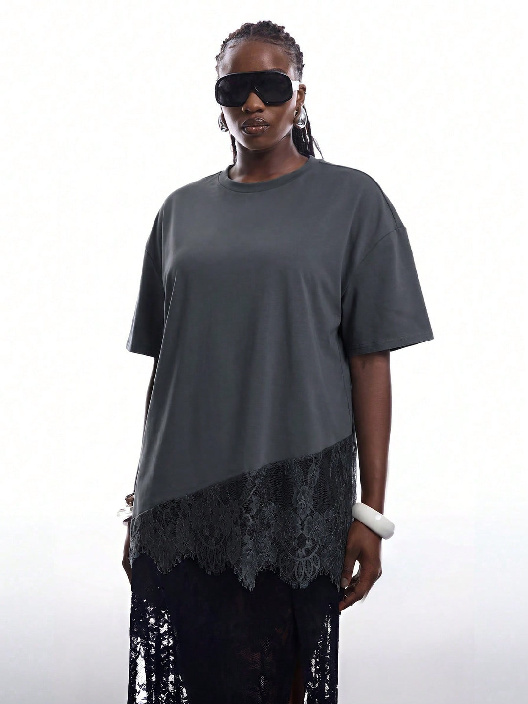Tricou SHEIN, gri